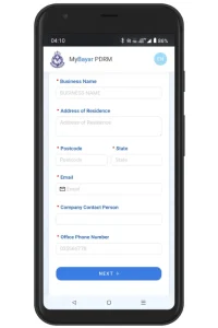 mybayar pdrm signup 2