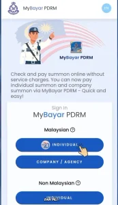 mybayar saman check online
